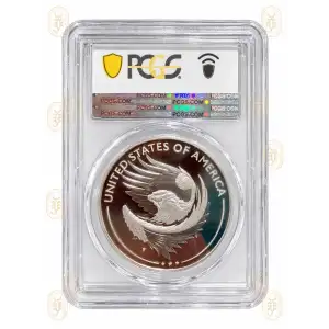 This 2025-P American Liberty Silver Medal, certified PR69DCAM by PCGS (cert. 55917199), is a stunning one-ounce silver medal from the U.S. Mint. With deep cameo contrast and near-flawless surfaces, it showcases the modern American Liberty design in superb