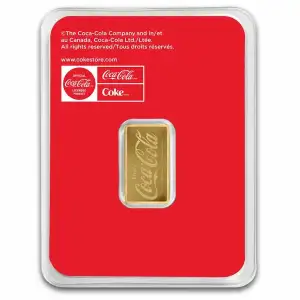 1/2 gram Coca-Cola Gold Bar