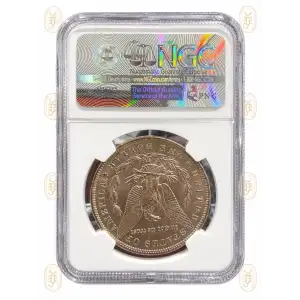 This 1885-O Morgan Silver Dollar, certified MS65 by NGC (cert. 4297609-045), is a gem example from the New Orleans Mint. With blazing mint luster, a strong strike, and pristine surfaces, it ranks among the most popular dates in the Morgan series. A superb
