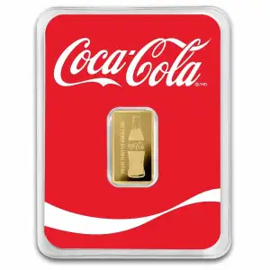 1/2 gram Coca-Cola Gold Bar