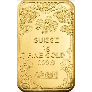1g PAMP Gold Bar - Dragon Multigram (5)