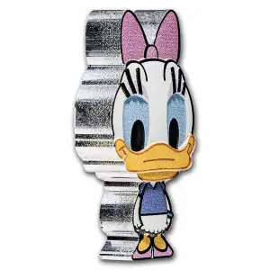 2021 Niue 1 oz Silver Chibi Coin: Daisy Duck  (4)