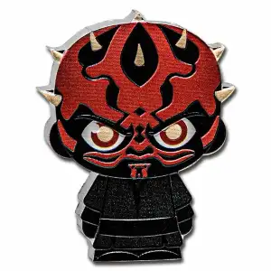 2022 Niue Star Wars Chibi Darth Maul 1 Oz Silver Proof Coin