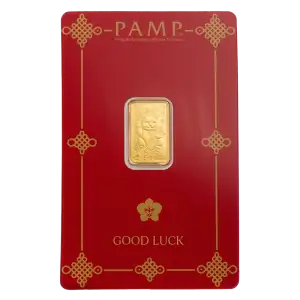 PAMP 2.5g Gold Bar - Lucky Cat (3)