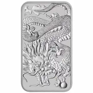2022 1 oz Australia Perth Mint Silver Dragon Bar Coin (3)
