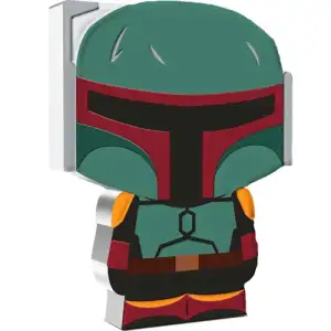 2022 1 oz Niue Silver Chibi Star Wars Boba Fett Shaped Coin (3)