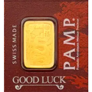 1g PAMP Gold Bar - Dragon Multigram (3)