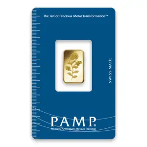 2.5g PAMP Gold Bar - Rosa (2)