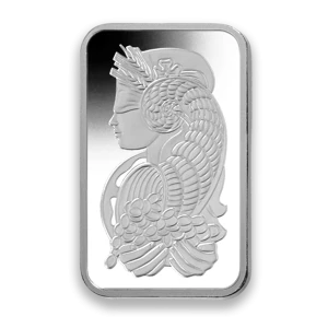 1oz PAMP Platinum Bar - Fortuna
